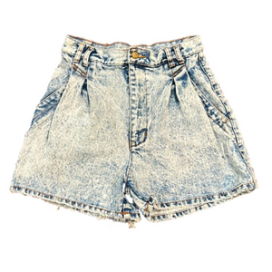 Vintage Rio by Stephen Mardon Acid Wash High Waist Denim Jean Shorts - Sz 7
